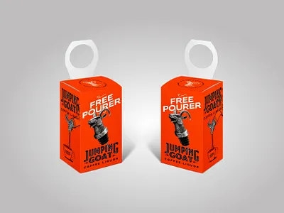 Liquor Pourer Packaging design graphic design mock up packaging design