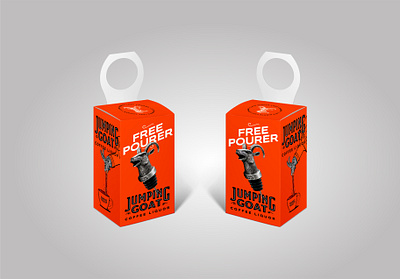 Liquor Pourer Packaging design graphic design mock up packaging design