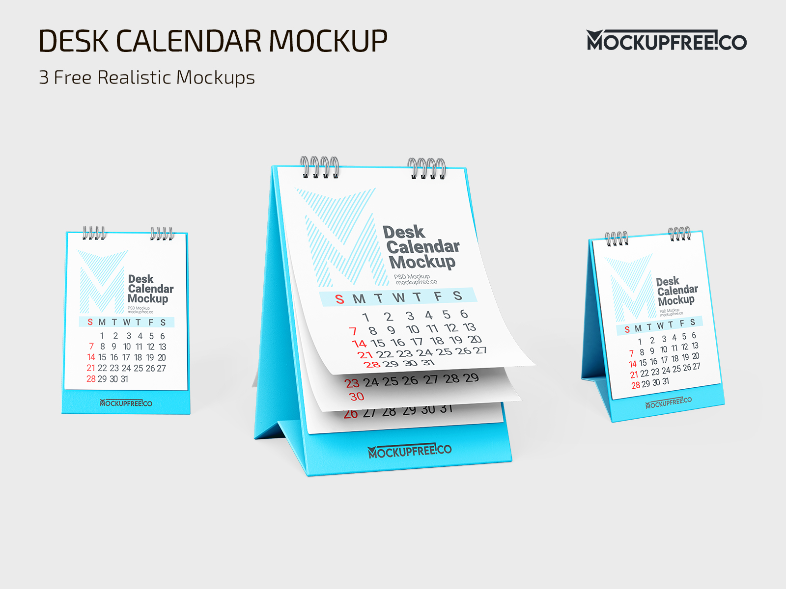 Free Desk Calendar Mockup :: Behance