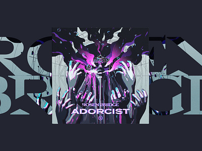 Rosen Bridge - Rituals & Adorcist - Cover Art adorcist album cover art band bridge cover dark fantasy graphic design heavy illustration magic metal music occult priestess rituals rosen track