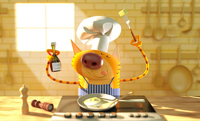 The Cats Whiskers 3d animation character design graphic design ill illustration