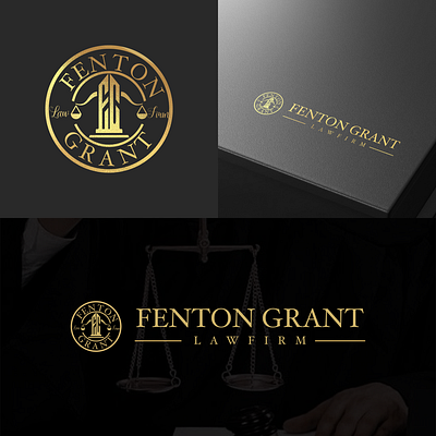 Logo design about law firm logo