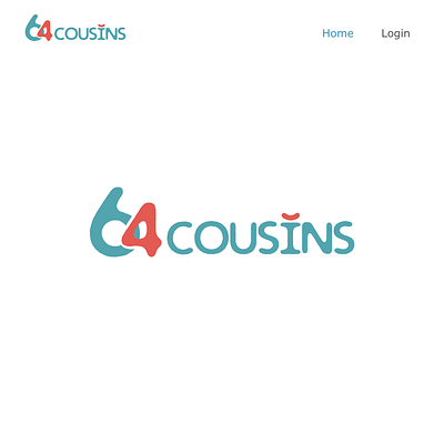 logo design for 64cousins.com logo