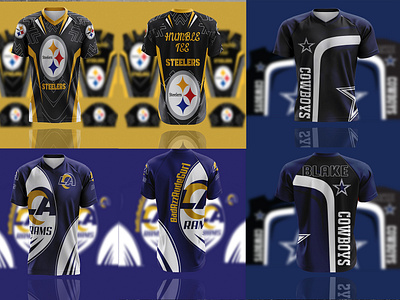 Jersey Kits cowboys custom jersey customdesign design designer football graphic design jersey jersey design jersey kit jersey mockup jersey swap kit kits logo nfl palyer jersey pittsburgh steelers steelers