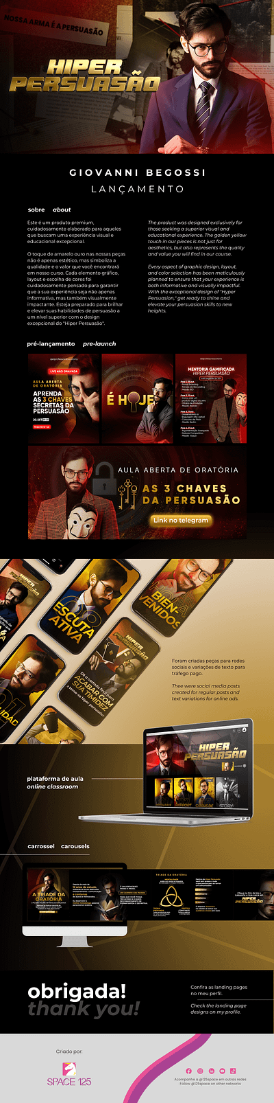 Online Product Design | Hiper Persuasão branding branding identity graphic design logo mockup photoshop product launch social media social media posts ui