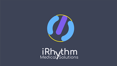 iRhythm Logo brand identity branding designer healthtech logo logo design