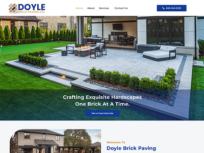 Doyle Brick Paving content writing logo design website design