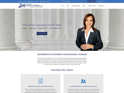 Law Office of Jeanette Mora content writing