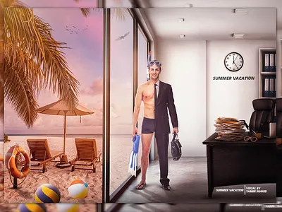 Summer vacation | Visual Design ads banner summer trend vacation visual
