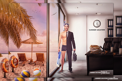 Summer vacation | Visual Design ads banner summer trend vacation visual