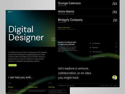 Crafting Digital Masterpieces branding portfolio trend ui ux webdesign