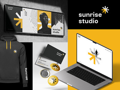 Sunrise Studio branding design graphic design layout logo minimal