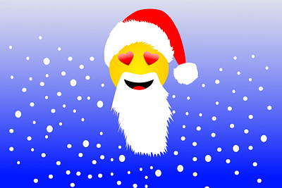 Christmas icon christmas christmas holidays emoji icon illustration smile snow vector