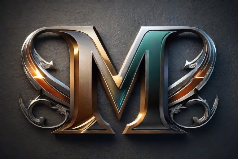 Set Of Letter M Logo Design Vector Collection Of Modern M Letter Design In  Gold Stock Illustration - Download Image Now - iStock