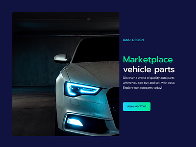 Marketplace design | auto parts homepage and adaptation adaptation auto parts car parts design figma home page logo main page marketplace mobile design ui ui design user experience user interface ux ux design uxui design vehicle parts webdesign