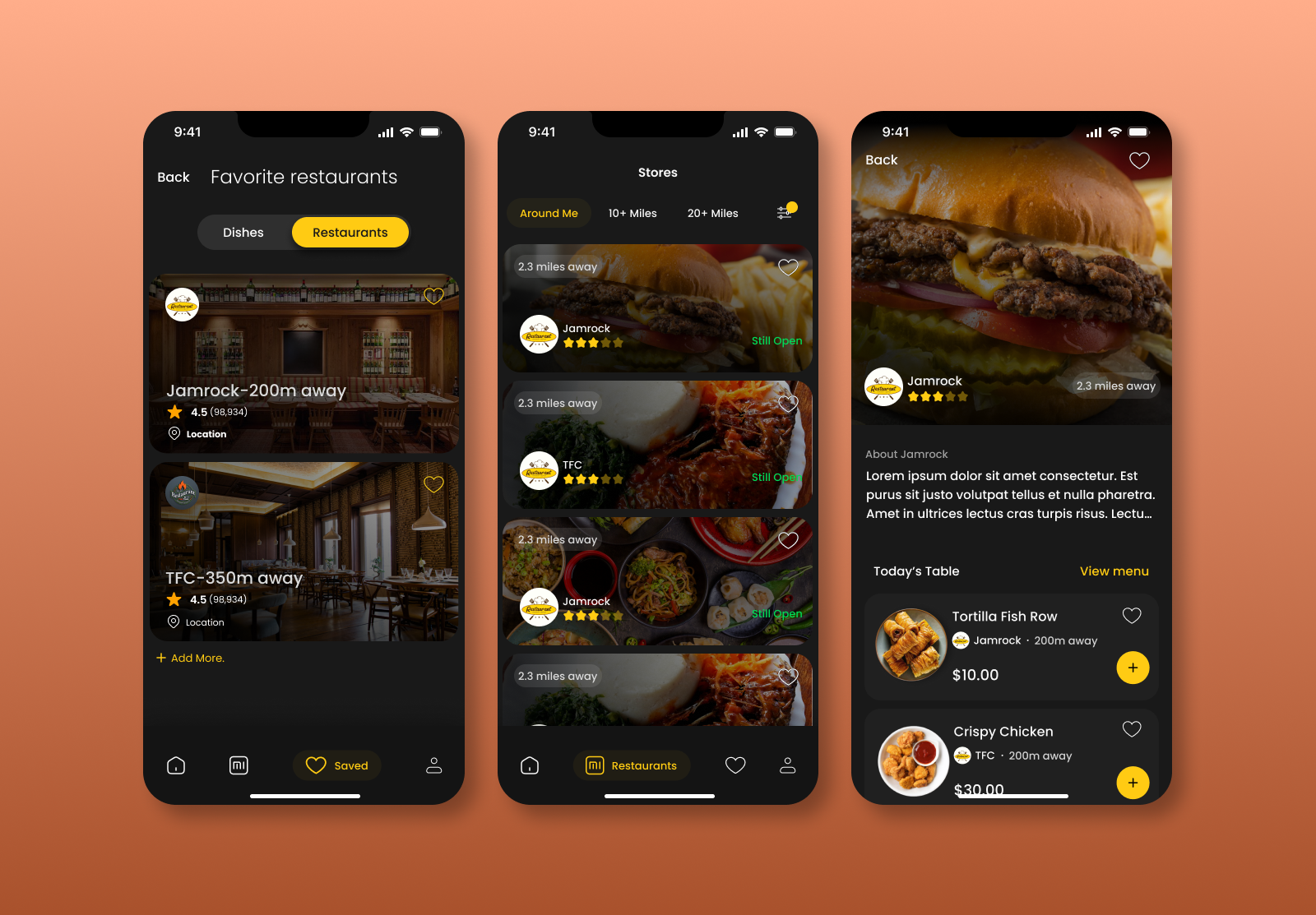 Food Ordering App UI Design by Ako Princewill Tabi on Dribbble