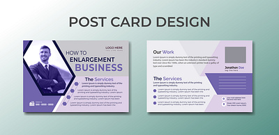 Postcard Graphics, Designs & Templates corporate graphic design post card product post