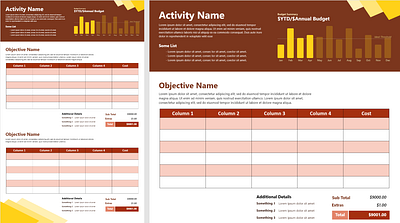 Activity Report Template