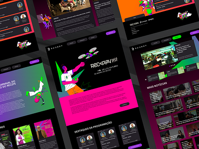 Rec'n'Play 2023 <> Website Design product design ui ux web design