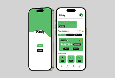 Mobile Banking App figma mobile app mobile banking app ui ux