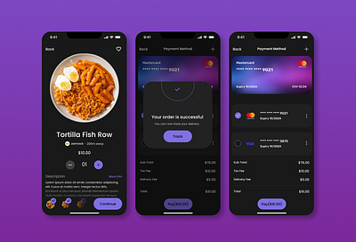 Payment UI Sneak Peek food ui screens payment screens payment ui ux restaurant payment restaurant screens restaurant ui ux