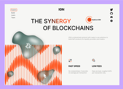 Blockchain Synergy blockchain crypto inspiration inspo landing page ui uiux website design