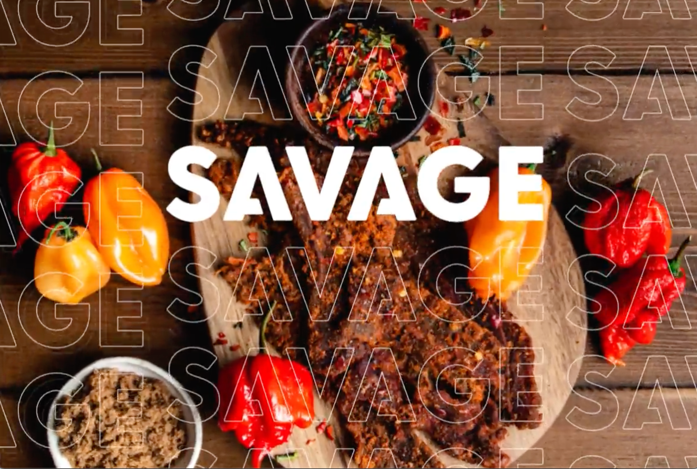 Savage Jerky Website design uxui website