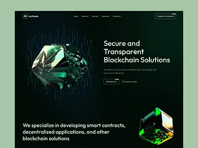 Blockchain - Website ai automation blockchain branding business clean design digital design graphic design landingpage modern motion graphics ui uiux user experience design userinterface ux web designer webdesign website design
