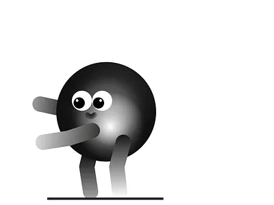 Motiontober 2023 - Jour 5: Lumière 2d animation character animation day fear fright ghost halloween loop motion design motion graphics night