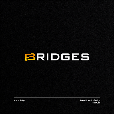 Brand identity design for Bridges; a construction brand branding graphic design logo
