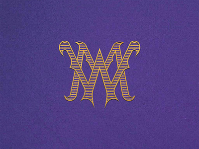 W&M Monogram ai branding graphic design identity illustrator logo monogram photoshop procreate showcase