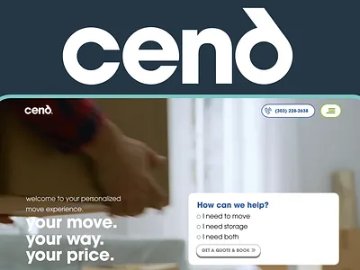 cend Website development uxui website