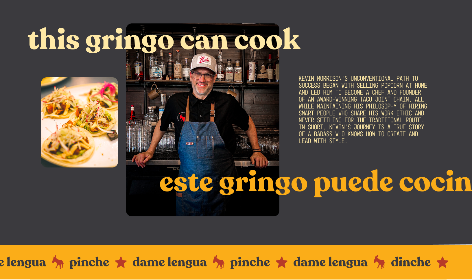 Tacos Tequila Whiskey Website development uxui website