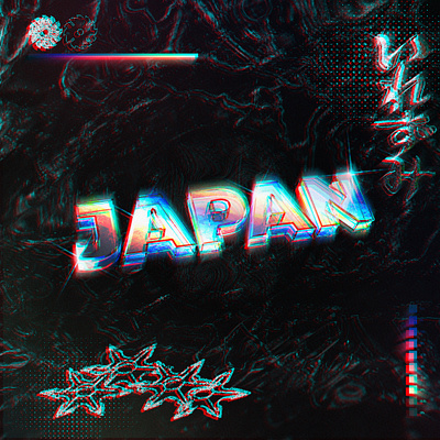 Japan Cover 3d graphic design