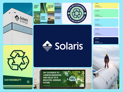 SolarisEnergy animation bento bentogrid branding energy graphic design illustration logo motion graphics presentation stickers