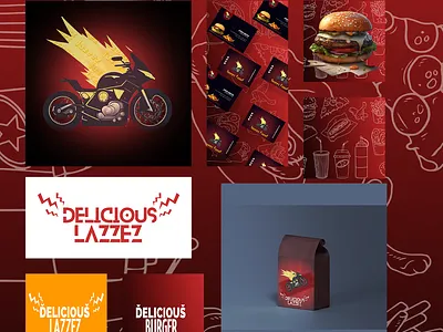 My work for a restaurant 3d animation branding graphic design logo motion graphics ui