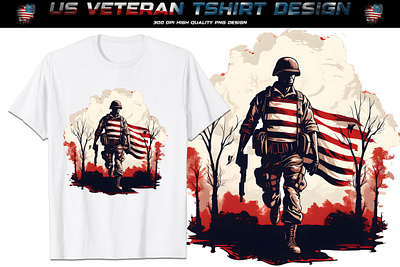 US Veteran T-Shirt Design war