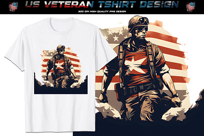 US Veteran T-shirt Design war