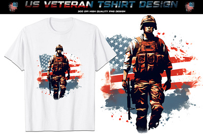 US Veteran T-shirt Design war