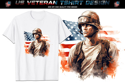 US Veteran T-shirt Design war