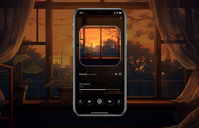 9 Daily UI - Music Player aplicativo de música app challenge dailyui desafio design figma lo fi mobile music music player música ui ui design user experience user interface uxui