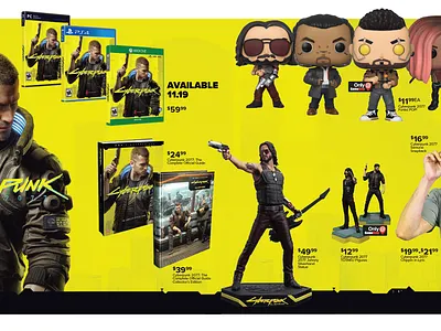 GS Cyberpunk Holiday graphic design layout print