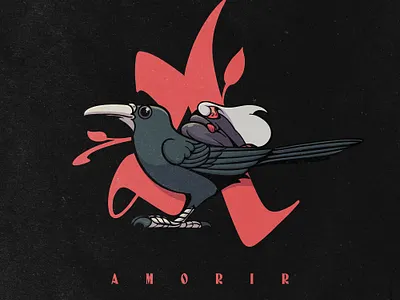 AMORIR art branding graphic design illustration ipad logo procreate