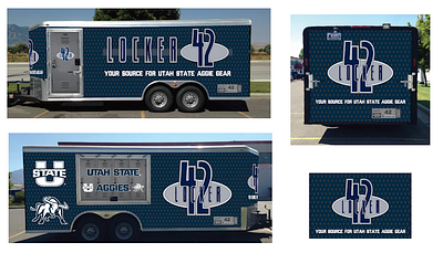 Locker42 Trailer Graphics branding graphic design logo vector vehicle graphics
