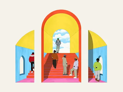 Maison Moodey T-shirt artwork design graphic design illustration t shirt design vector