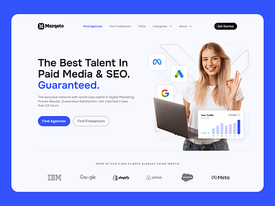 Landing page, webflow, design, and development, lead generation clean design creative agency digital marketing freelance freelancer freelane agency landing page landing page design paid marketing ppc seo seo website social design uiux web web designer web development webdesign webflow website