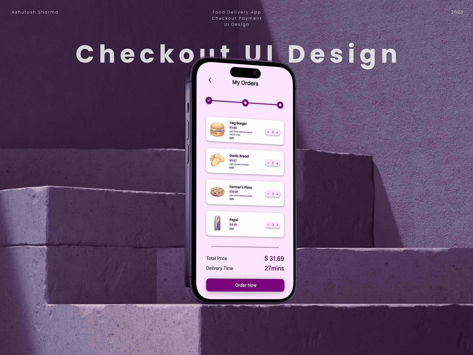 Payment Checkout UI Design by Ashutosh Sharma on Dribbble