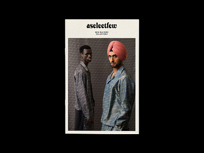 aselectfew — New Silk Road Lookbook — Front Cover design editorial fashion graphic design indesign lookbook magazine model print type typo typography zine