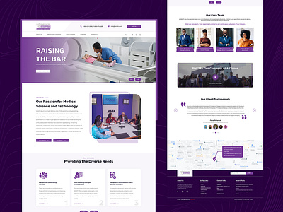 BioMedical Enterprises | Website Revamp biomedical brand branding design graphic design illustration landing page layout design logo medical website design minimalist design modern design product design ui ui design ui designer user interface ux design web design website design