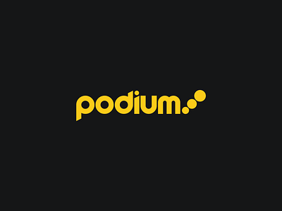 Podium Logo for Brisbane Olympic Games brand branding design logo